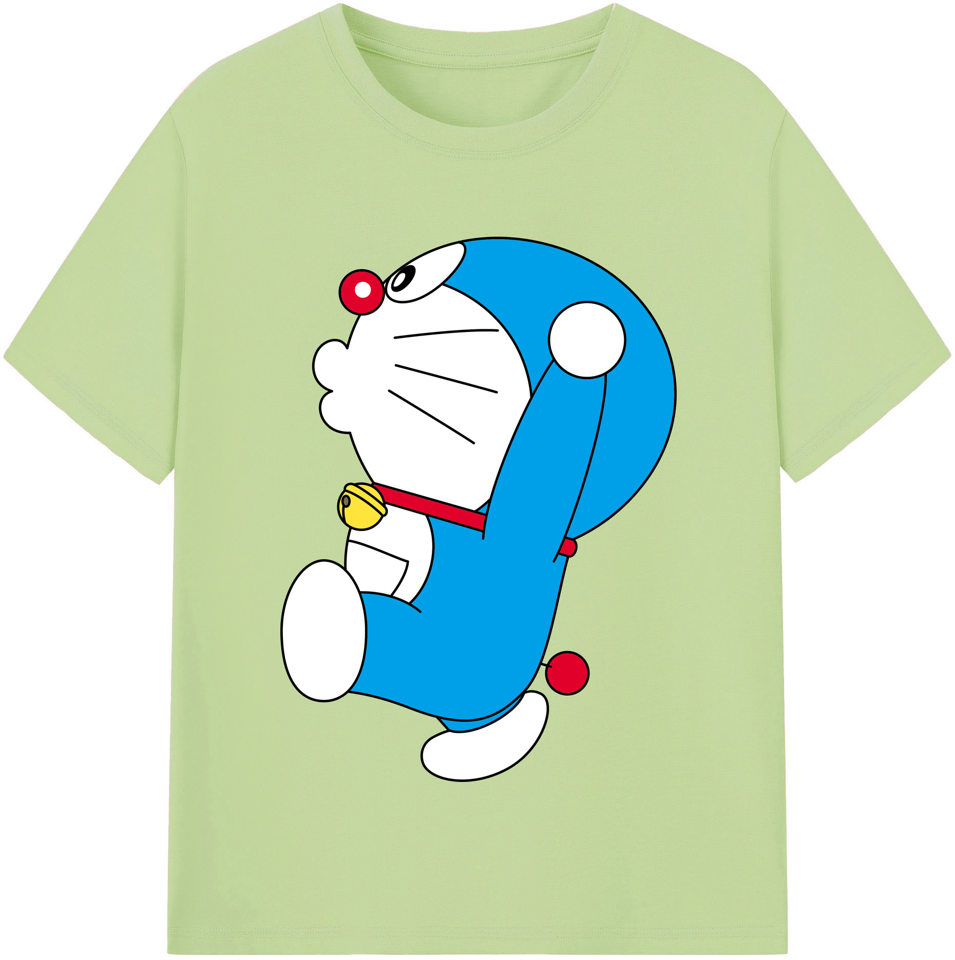 （画像用） ドラえもん Doraemon 綿100％半袖Tシャツ（フロントプリント）